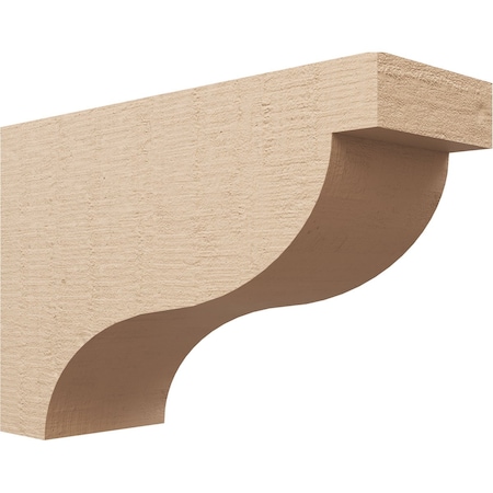 Ekena Millwork 9"W x 27"D x 18"H Classic Garner Rough Cedar Woodgrain TimberThane Corbel, Primed Tan CORUR09X27X18GARRCPR